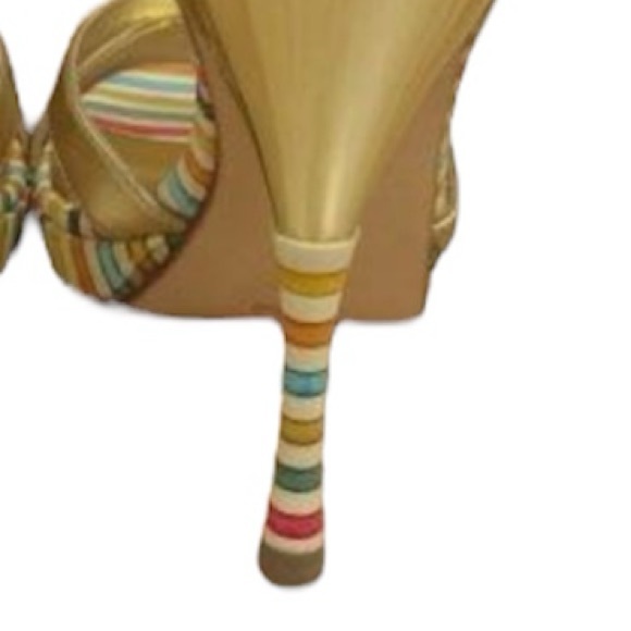 NEW Casadei Striped Mule Size 7.5 Box Included - Picture 8 of 12